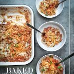 Baked Spaghetti with Meat Sauce