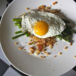 Pan Roasted Asparagus with Fried Eggs