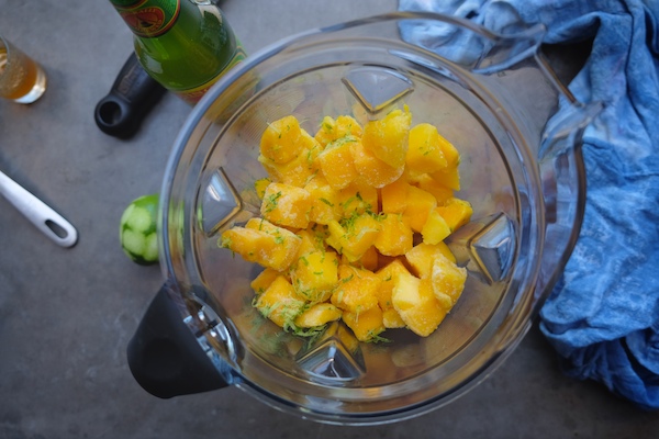 Ginger Mango Lime Sorbet // shutterbean