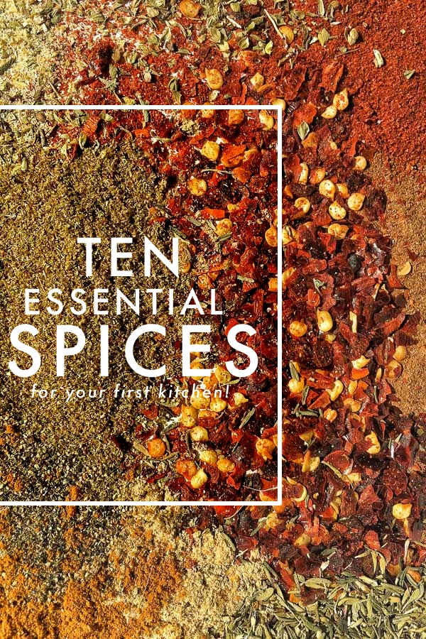 10 Essential Spices for your first kitchen! Find more on Shutterbean.com