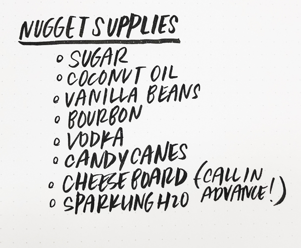 Host a Homemade Holiday Gift Party with the help of Nugget Markets! Find the recipes to sugar scrubs, infused vodka and vanilla extract on Shutterbean.com!