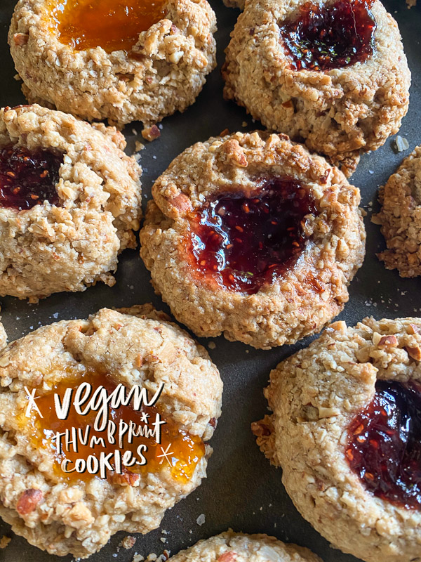 Vegan Thumbprint Cookies