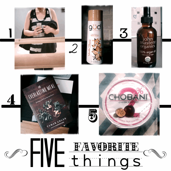 Five Favorite Things: