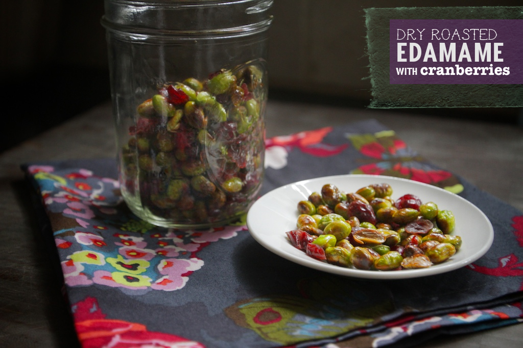 Dry Roasted Edamame w/ Cranberries