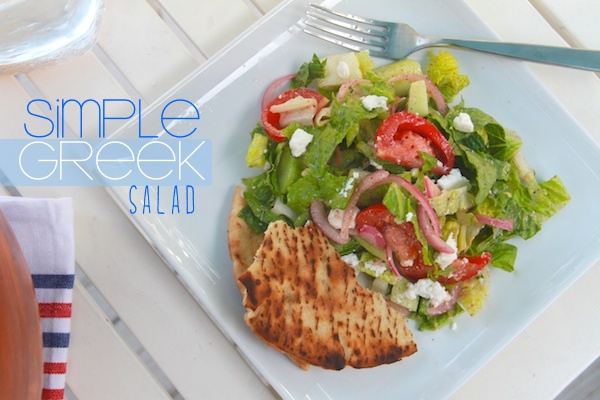 simple greek salad