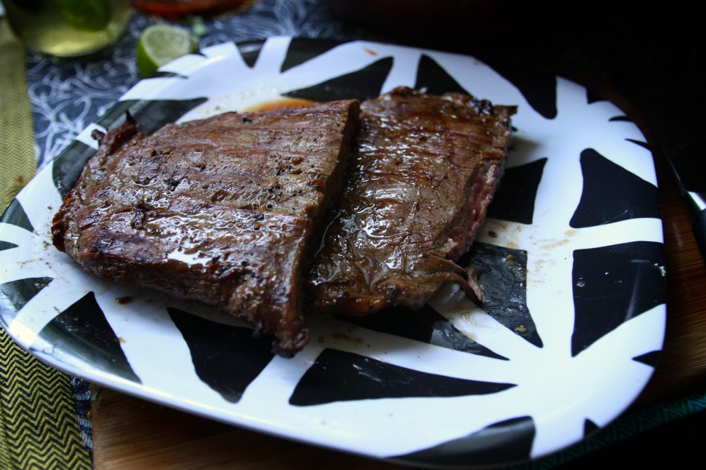 Thai-Style Marinated Flank Steak and Herb Salad Recipe