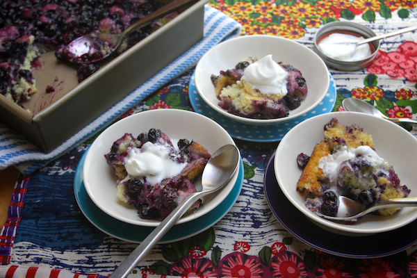 Blueberry Pudding Cake