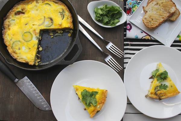 Spicy Zucchini Fritatta