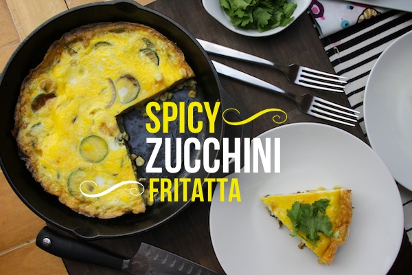 SPICY ZUCCHINI FRITATTA // shutterbean