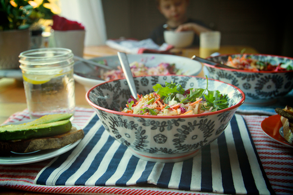 Shredded Rainbow Salad