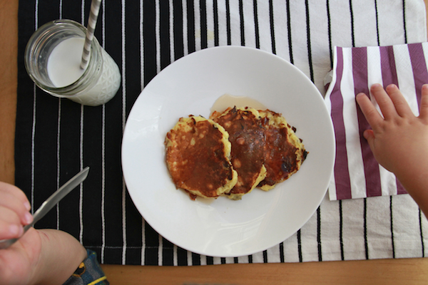 Pancake Sausage Muffins on a Stick - Weelicious