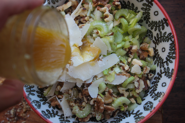 Celery Salad with Walnuts & Parmesan