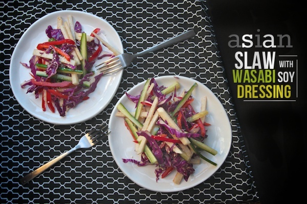 Asian Slaw w/ Wasabi Soy Dressing