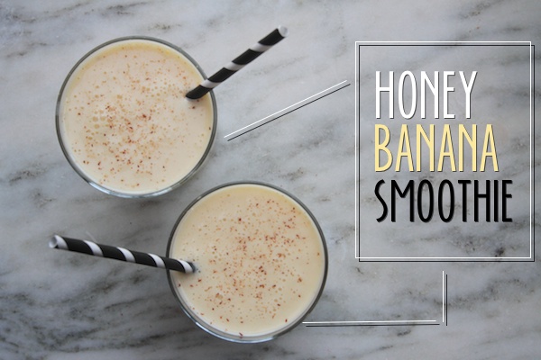 HONEY-BANANA SMOOTHIE // shutterbean
