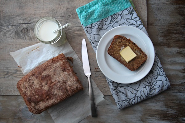 Maple Olive Oil Banana Bread