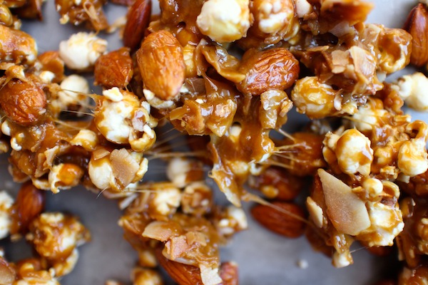 Coconut + Almond Caramel Corn