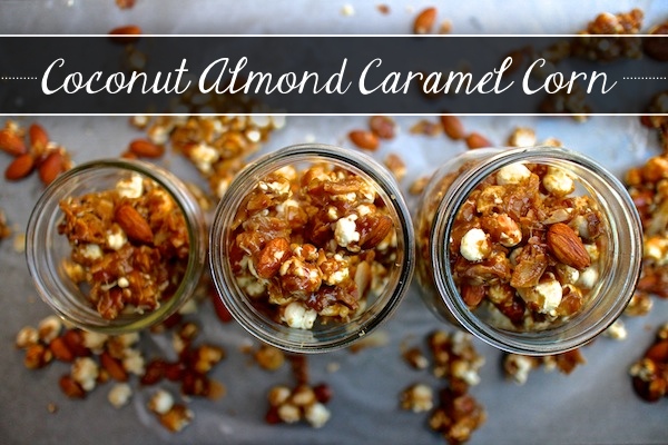Coconut Almond Caramel Corn // shutterbean