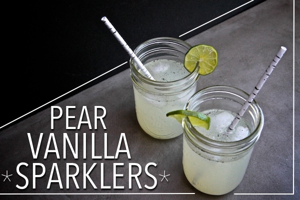 Pear Vanilla Sparklers // shutterbean