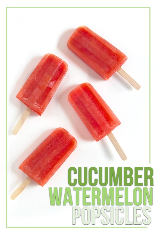 Cucumber Watermelon Popsicles