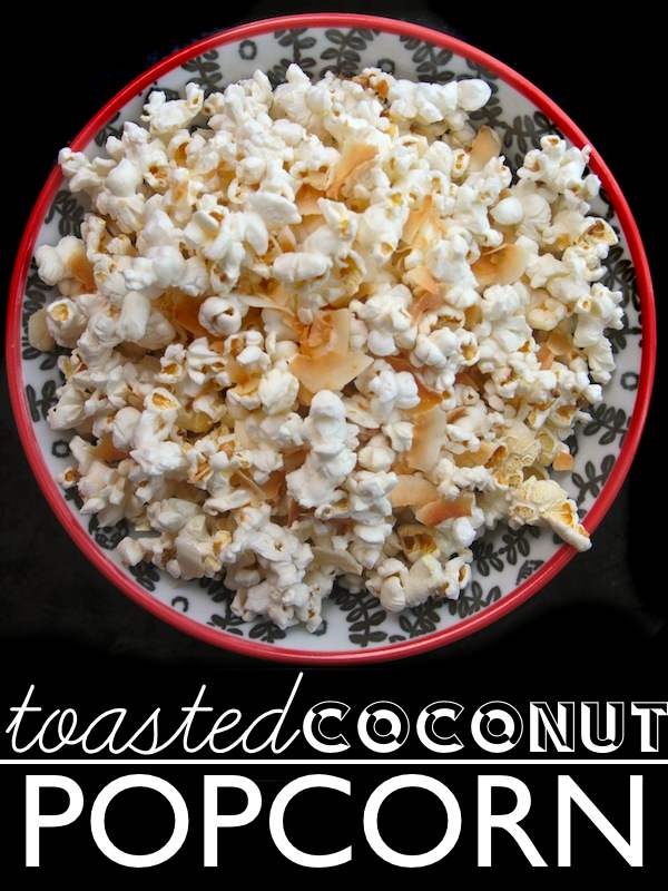 Toasted Coconut Popcorn // shutterbean