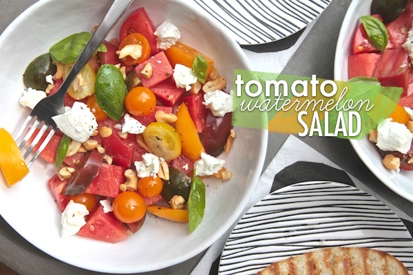 Tomato Watermelon Salad // shutterbean