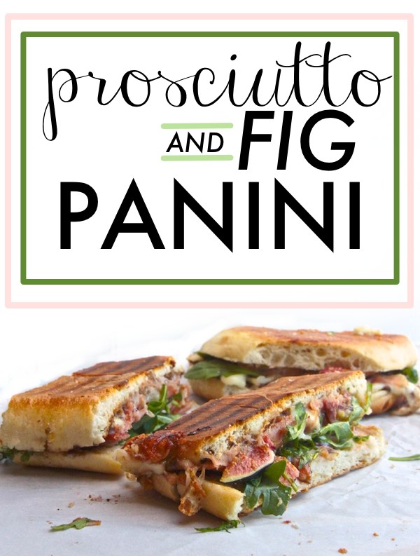 Prosciutto & Fig Panini // shutterbean