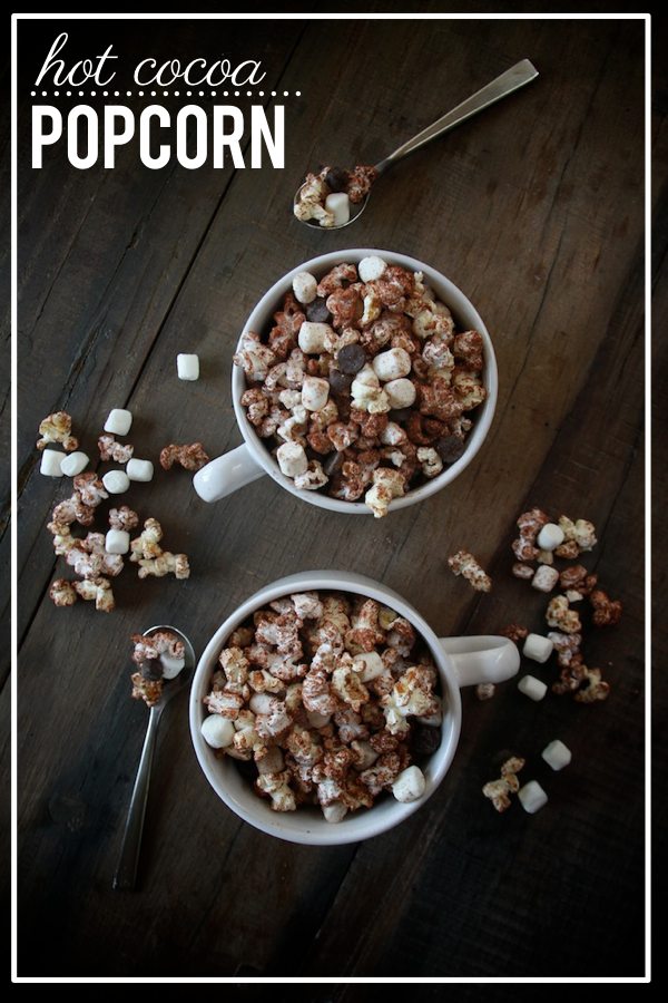 Change up your popcorn game with Hot Cocoa Popocorn! Find the recipe on Shutterbean.com!