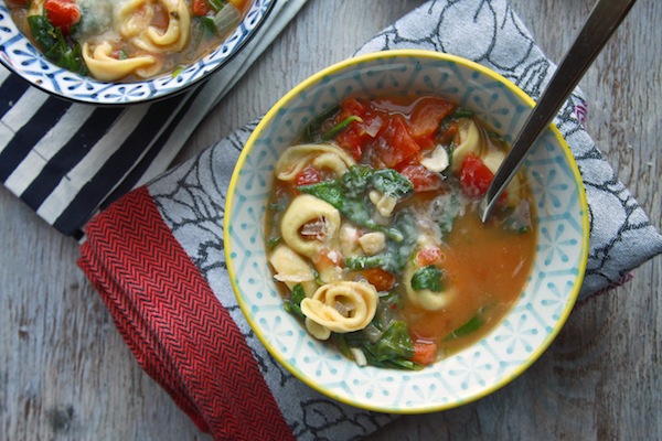 Spinach Tortellini Soup