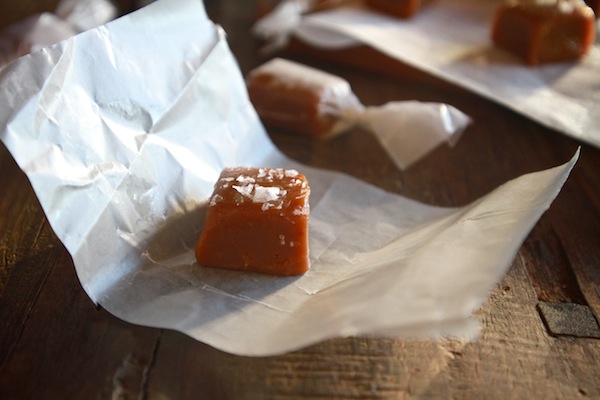 Bourbon Salted Caramels // shutterbean
