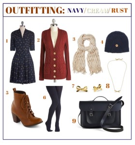 Outfitting: Navy Cream & Rust - Shutterbean