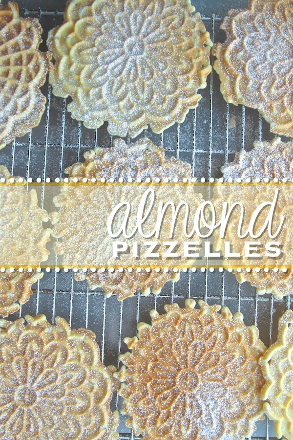 Almond Pizzelles // shutterbean