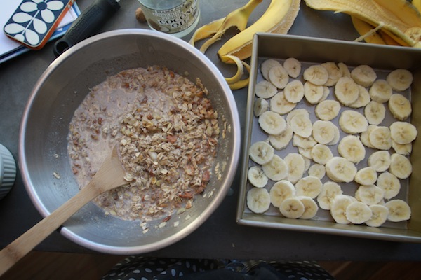 Banana Walnut Baked Oatmeal // shutterbean