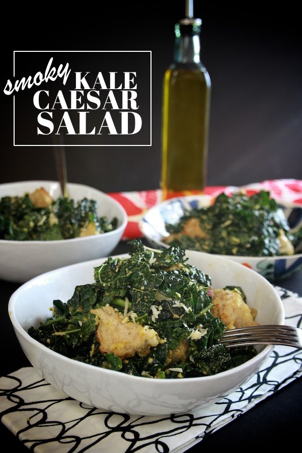 Smoky Kale Caesar Salad