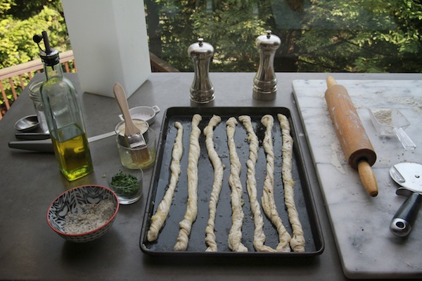 Garlic Herb Bread Twists // shutterbean