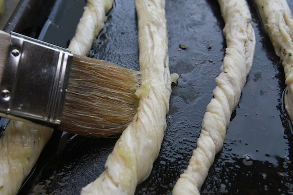 Garlic Herb Bread Twists // shutterbean