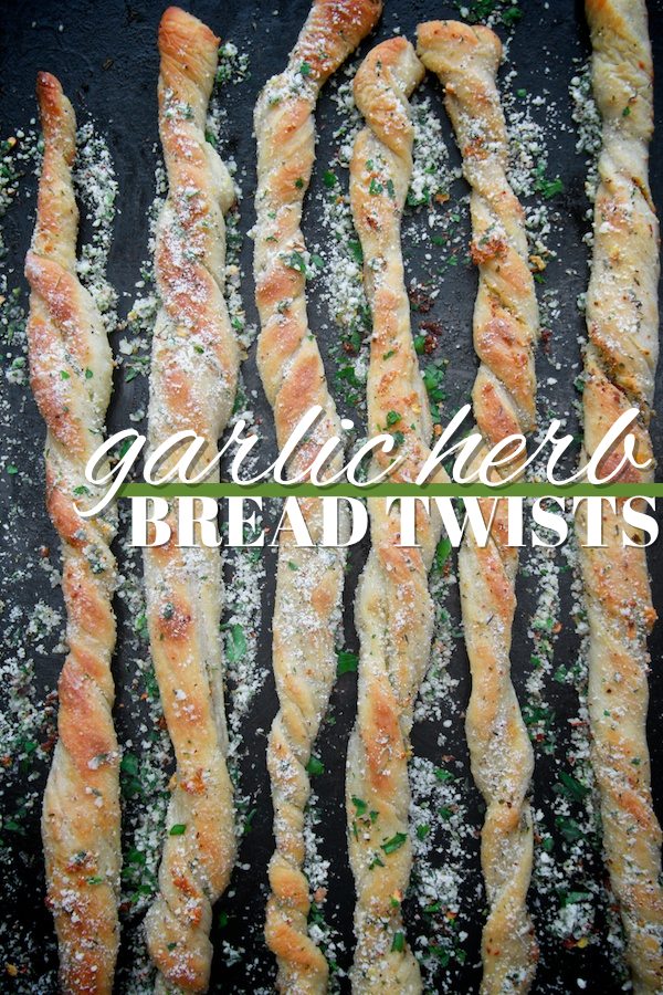 Garlic Herb Bread Twists // shutterbean