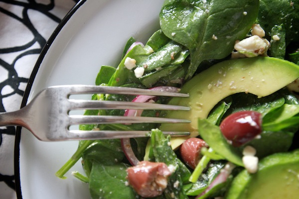 Spinach Salad with Dukkah // shutterbean