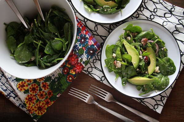 Spinach Salad with Dukkah // shutterbean