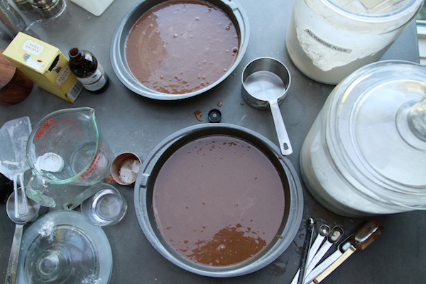 Chocolate Cake with Strawberries & Cream // shutterbean