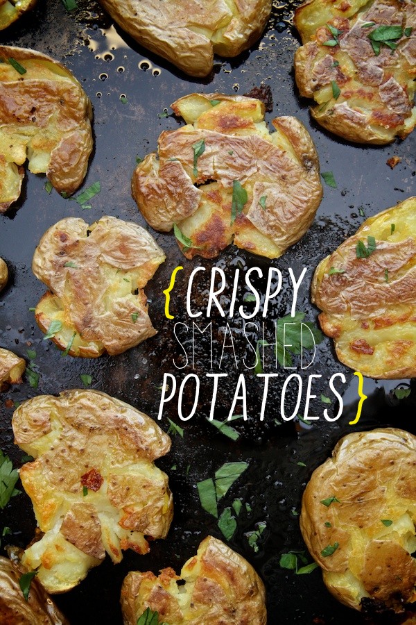 Crispy Smashed Potatoes // shutterbean