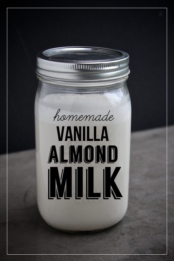 Homemade Vanilla Almond Milk