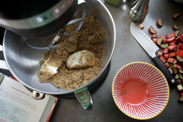 Rhubarb Coffee Cake // shutterbean