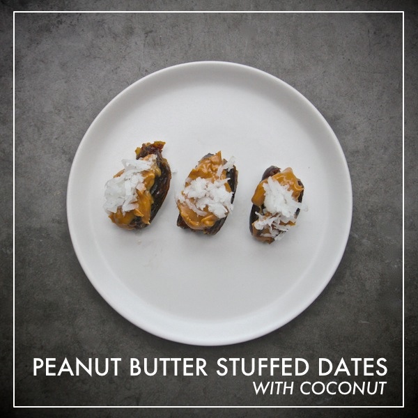 Peanut Butter Stuffed Dates