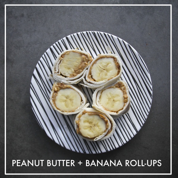 Peanut Butter & Banana Roll-ups // shutterbean