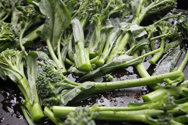 Roasted Broccolini with Lemon Tahini // shutterbean