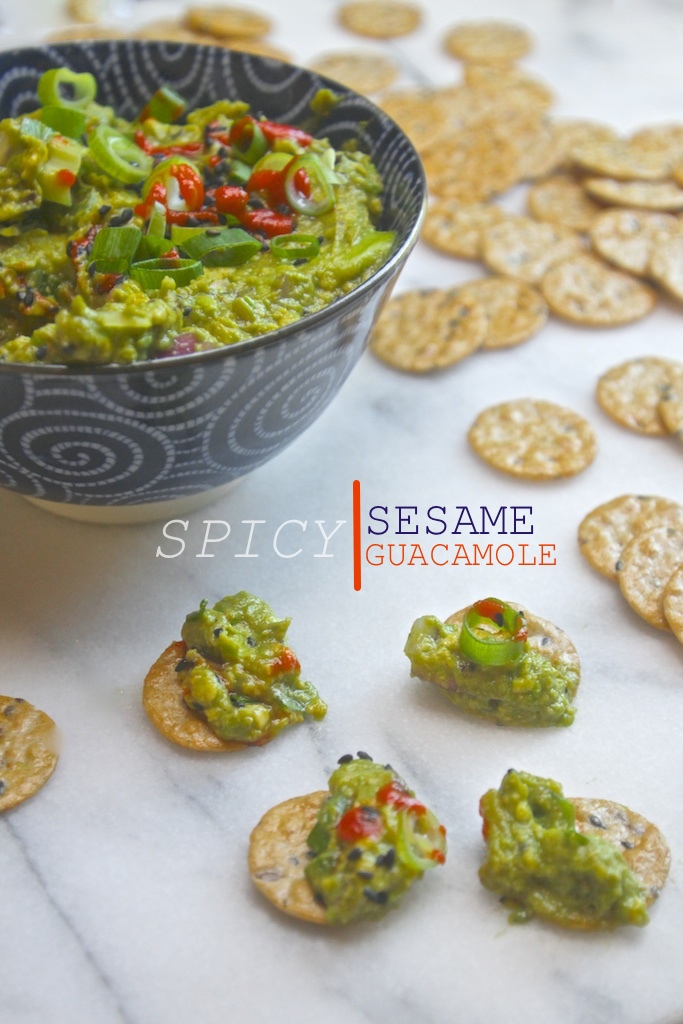 Spicy Sesame Guacamole // shutterbean