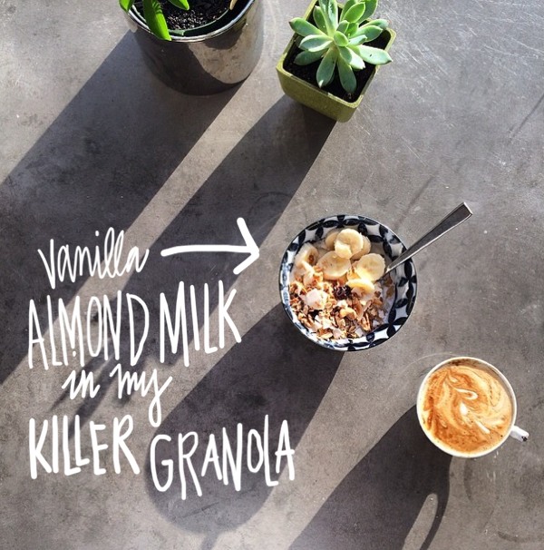 Homemade Vanilla Almond Milk // shutterbean