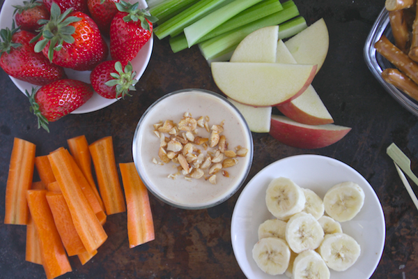 Salted Caramel Peanut Butter Dip // shutterbean