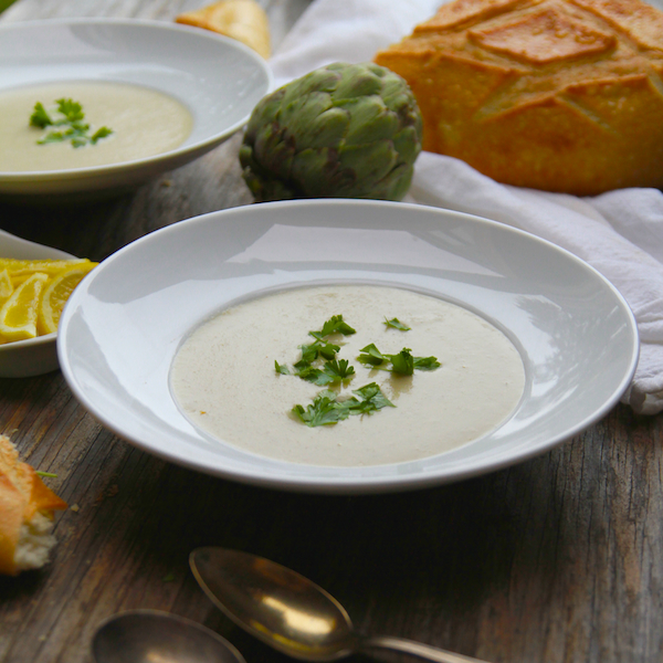 Cream of Artichoke Soup // shutterbean