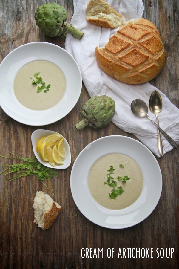 Cream of Artichoke Soup // shutterbean